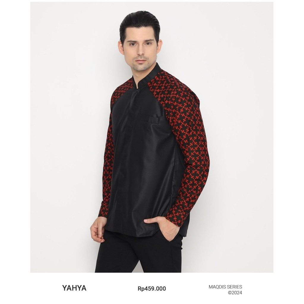 FATIH BAJU KOKO BATIK PRIA DEWASA LENGAN PANJANG SERI YAHYA - FATIH