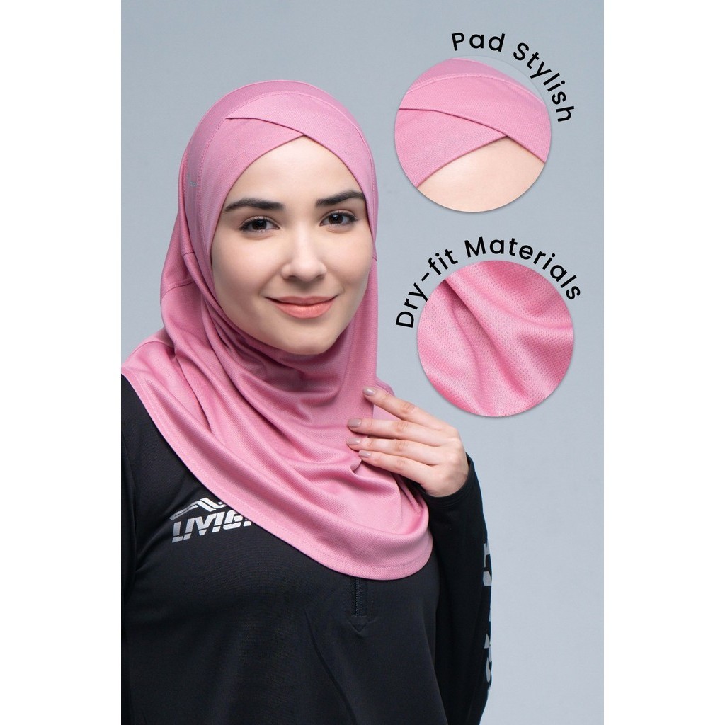 Livigi - Inara Sport hijab New - Kerudung Olahraga