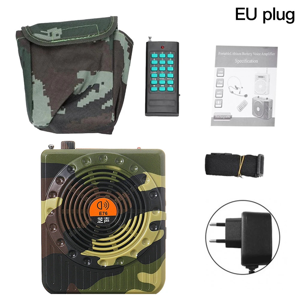 Portable Rechargeable Remote Control Amplifier Universal Outdoor Hunting Sound Amplifiers Hunt Acces