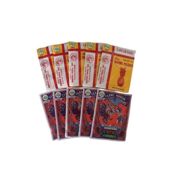 

JAMU LANCAR HAID (5 NANAS MERAH + 5 CLENG MAREM)