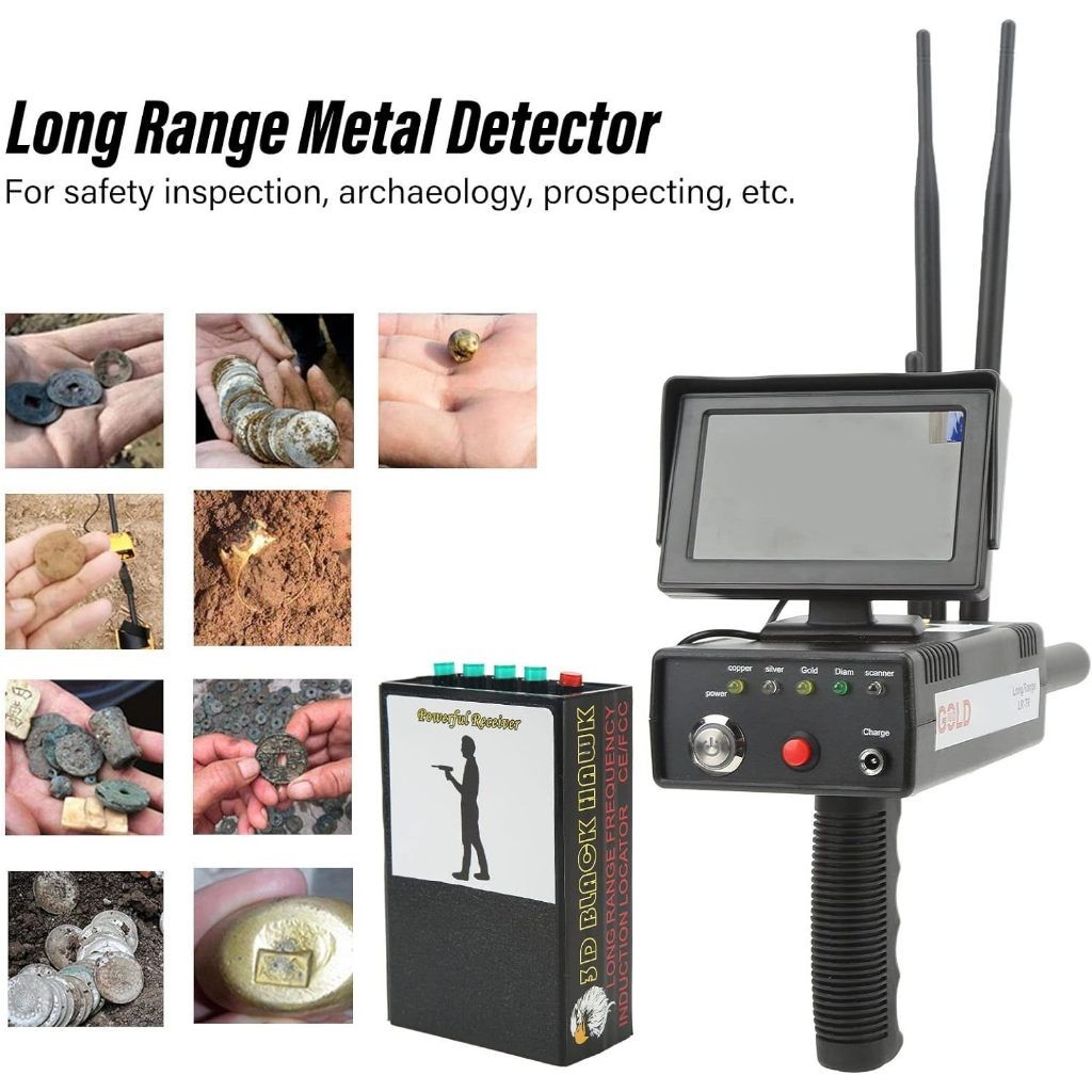 Sale AKS PLUS PROFESSIONAL METAL DETECTOR detektor logam emas perak tembaga long range Premium