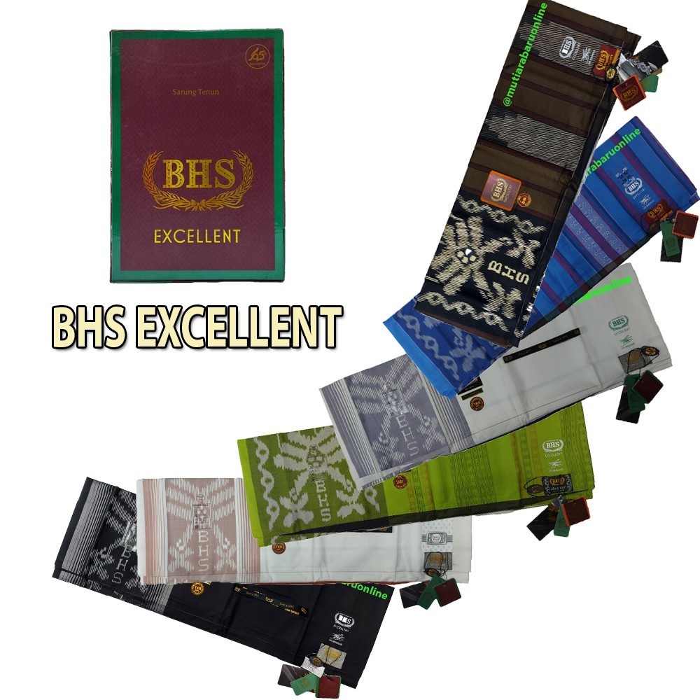 PROMO AWAL BULAN Kain Sarung BHS Excellent Mercerized Original Motif Baru Exclusiv dan Mewah.