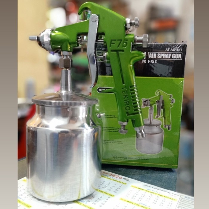 TEKIRO Spet Cat F75S Tabung Bawah 750cc Spray Gun Cat Semprot HVLP
