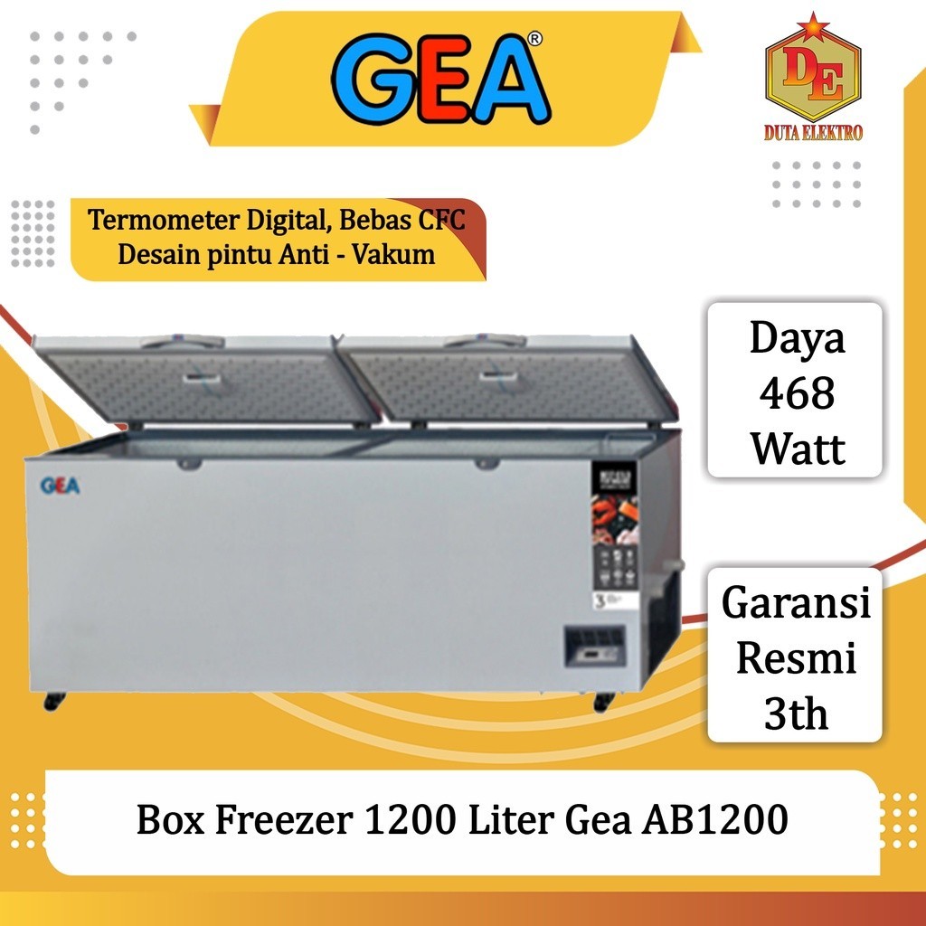 promo spesial Box Freezer 1200 Liter Gea AB1200