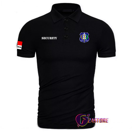 BAJU T-SHIRTS KERAH MODEL POLO SECURITY CJ.52