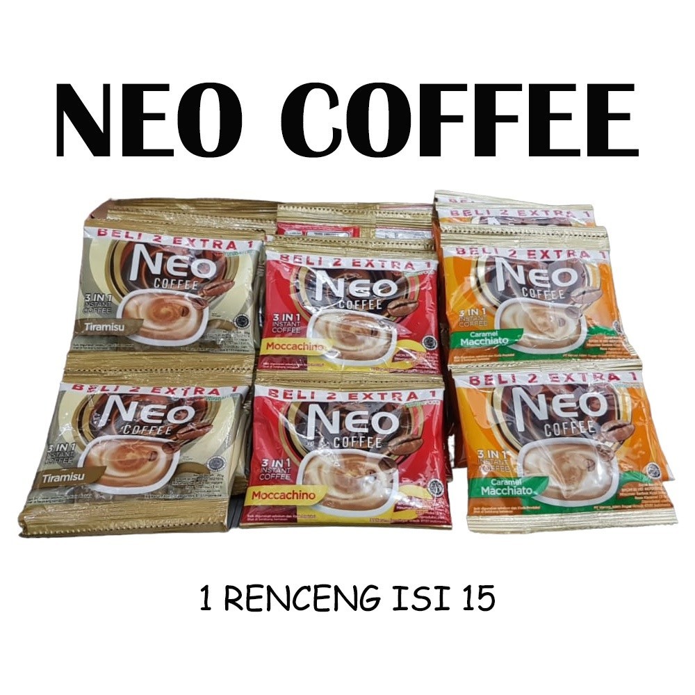 

terlaris NEO COFFEE RENCENG ISI 15 pusat grosir