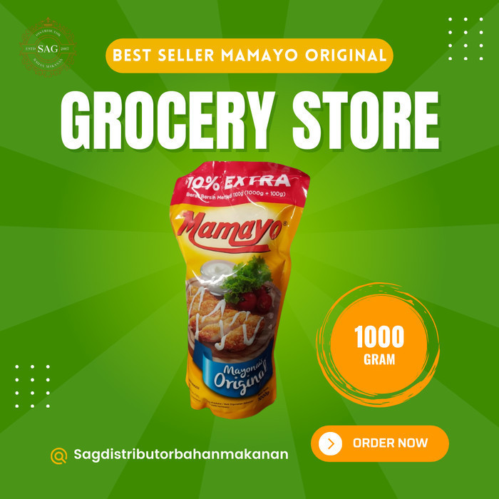 

Mamayo Mayonaise Original 1kg by Cimory kemasan Refill Pouch