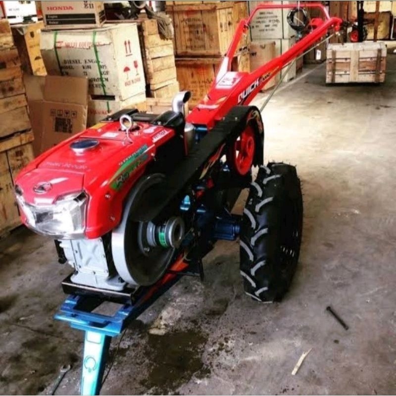 Traktor sawah QUICK G1000 BOXER + RD85DI2S KUBOTA SIAP PAKAI KOMPLIT