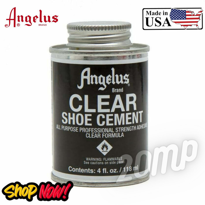 

Lem Sepatu Angelus Clear Shoe Cement 4 Oz 118ML USA