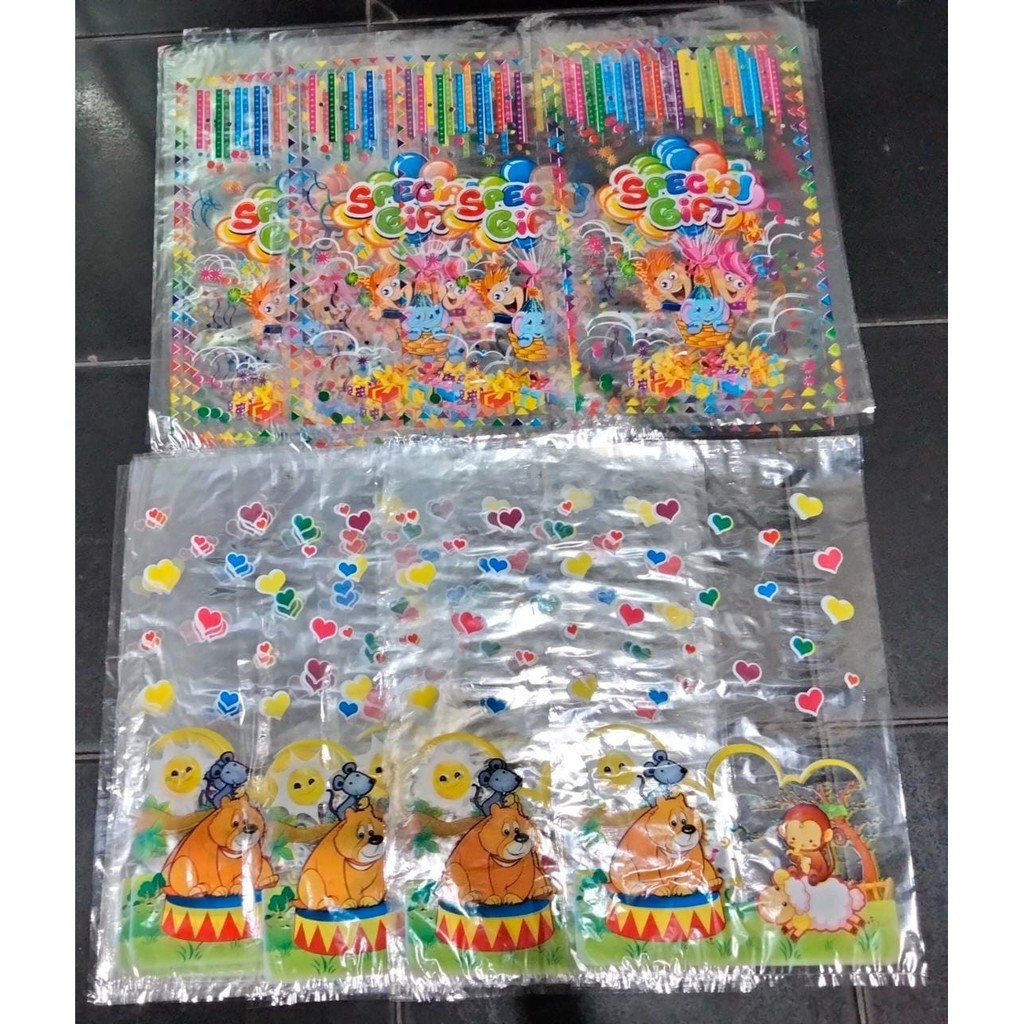 

(TERMURAH) 25PCS Plastik snack ulang tahun murah Kantong bingkisan ulang tahun