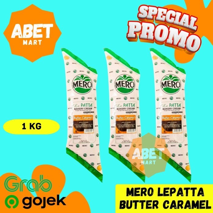 

Mero Lepatta Bakery Cream Butter Caramel Kemasan 1Kg - 1 Kg Karamel Mentega Lepata Le Patta Selai Topping Manis Murah