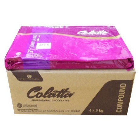 

Colatta Dark Compound 5kg / coklat dcc 5 KG - COLATTA 5KG