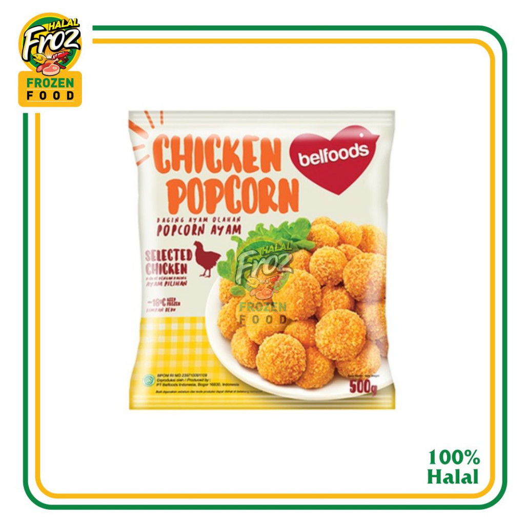 

Popcorn Chicken Belfoods 500 gramGosend Ready, Paling murah, Terlaris