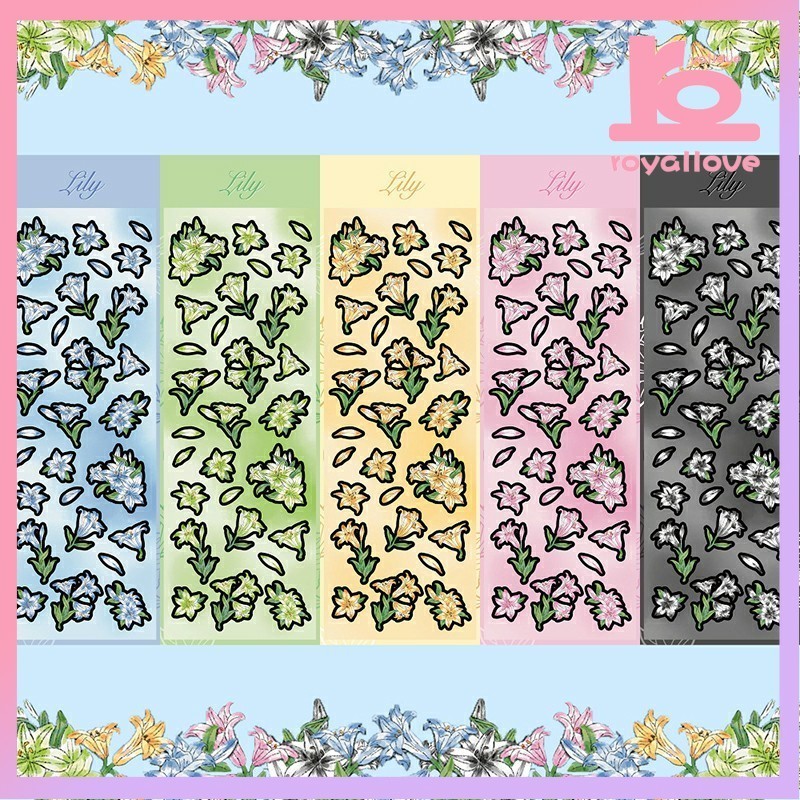 

COD Stiker Bunga Lily Dalam Stiker Akuntansi Laser Stiker Dekoratif Diy