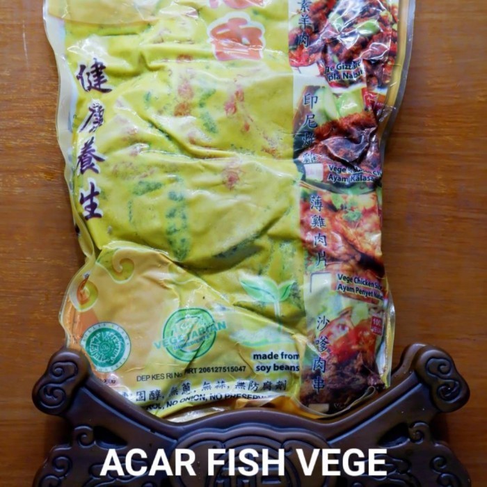 

Tian En Xiang Acar Fish Vegan 450 gr / Ikan Kunyit Vegetarian