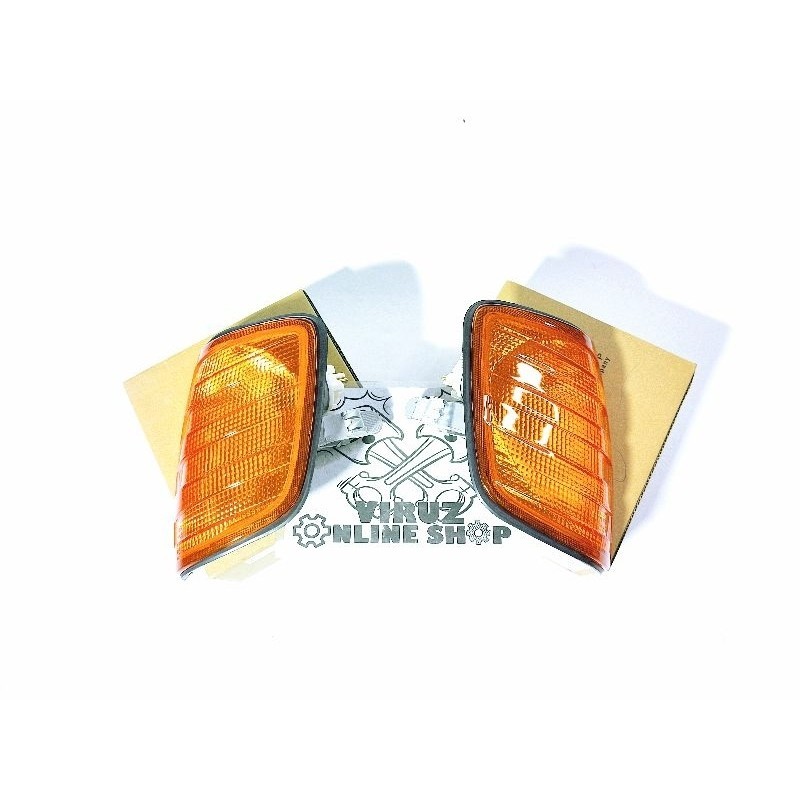 CORNER LAMP LAMPU SEIN SEN MERCEDES BENZ W124 BABY BENZ YELLOW