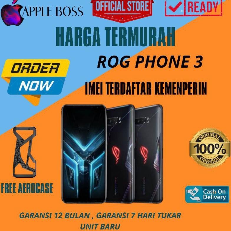 big sale  BISA COD ASUS ROG PHONE 3 ROG PHONE 3  RAM 8GB INTERNAL 128GB / 256GB SNAPDRAGON 865+ - NE
