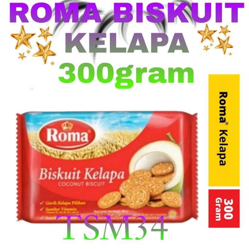 

Roma biskuit kelapa 300g harga grosir coconut biscuit