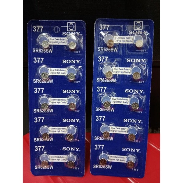 Batre Baterai Sony biru 377 626 Batery Soni SR626SW sr626 sw sr sw SR377SW