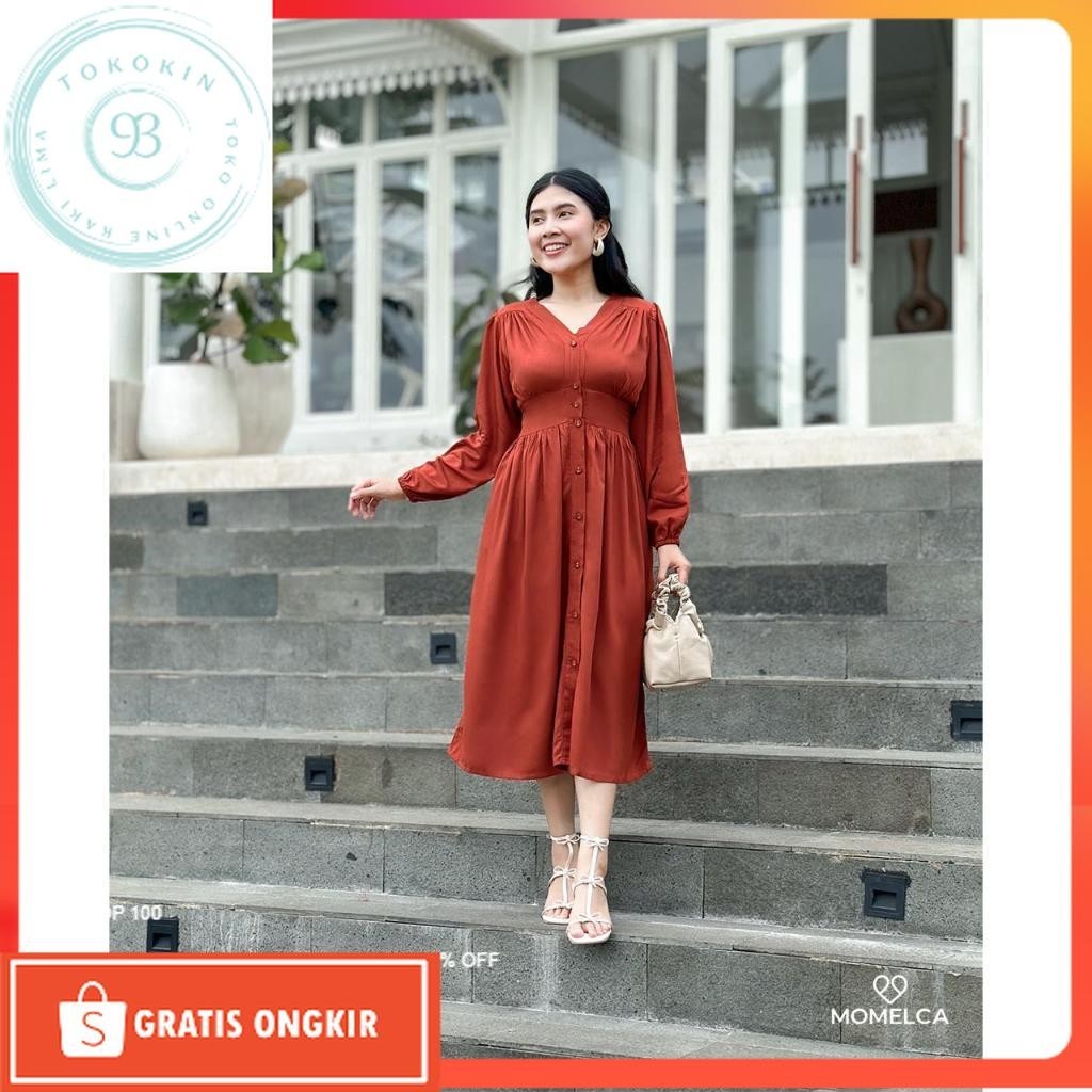 Dress Kekinian / Momelca Jollie Dress Wanita