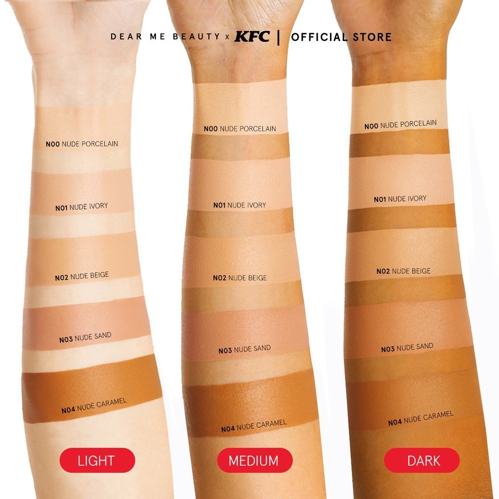 - Dear Me Beauty X KFC Primer + Foundation Breathable Cushion SPF46 PA+++
