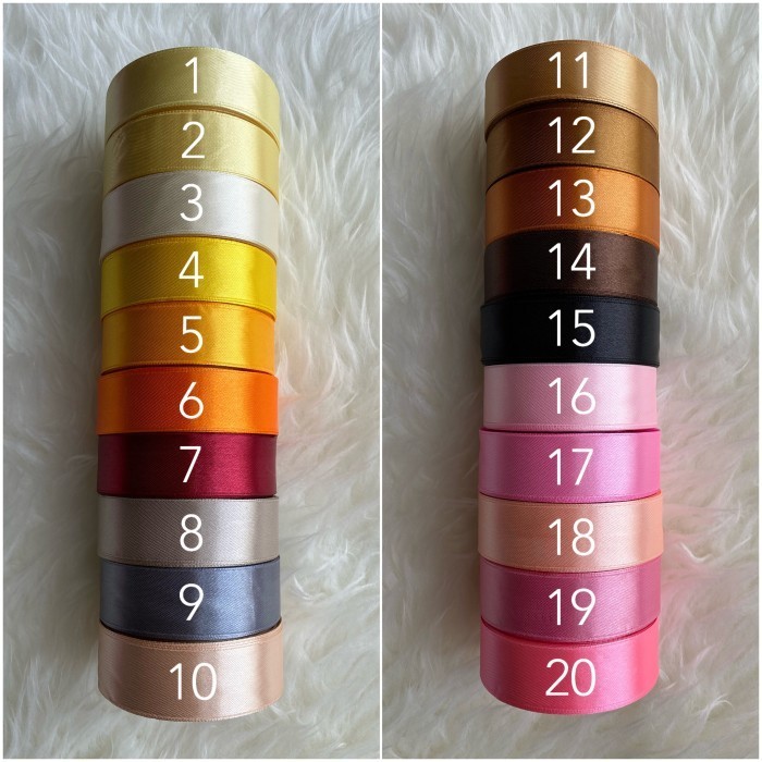 

Pita Satin 1 INCH / 2,5 CM Series 2