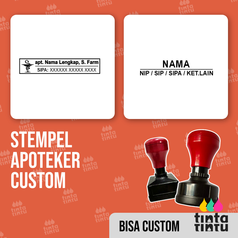 

Stempel Apoteker Custom