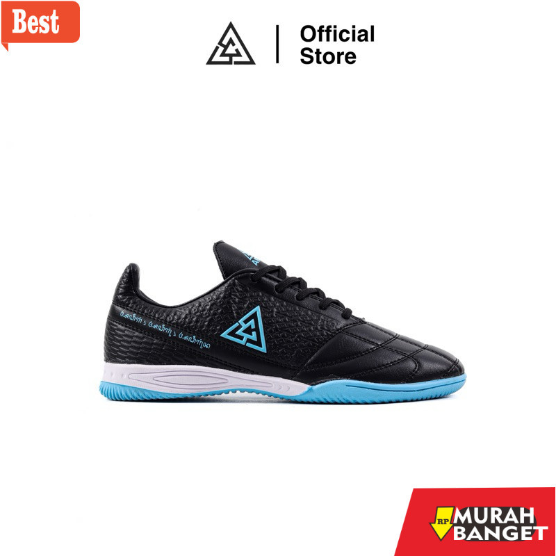 Sepatu Futsal Kekinian APHA - Sepatu Futsal Apha Genesis Hitam Toska