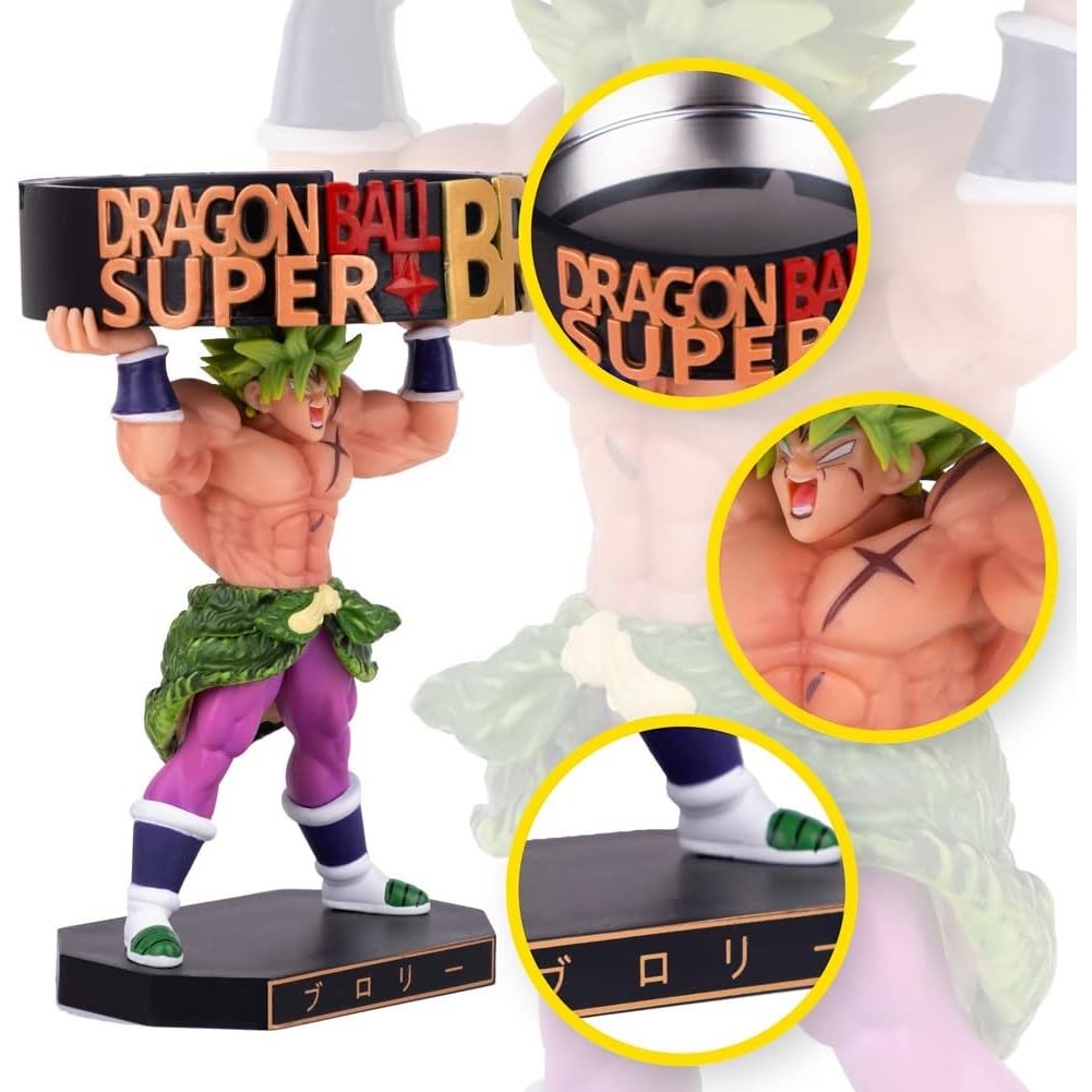 Figure Dragon Ball Z Super Brolly Ashtray Anime PVC Figure Tempat asbak Model Broli DBZ Pajangan Toy