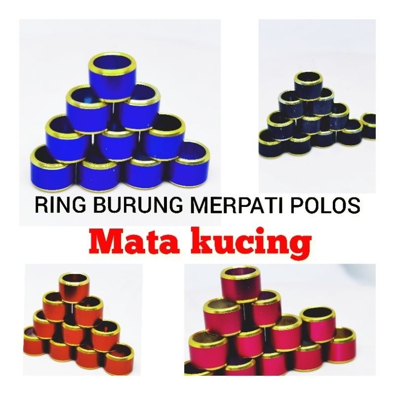 RING BURUNG MERPATI POLOS MK LIST EMAS
