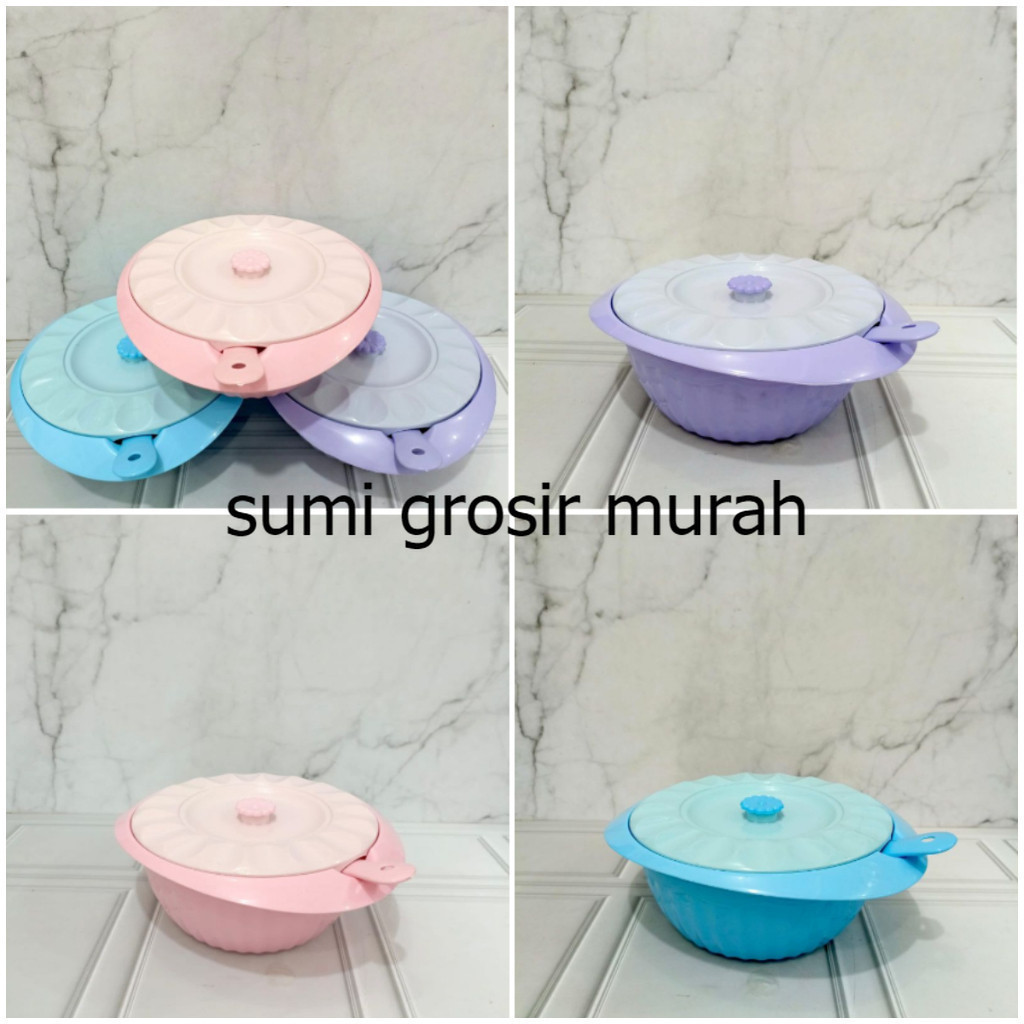 [3 & 6 pcs] BASI VIOLETTA BULAT / BASI PRASMANAN BULAT/ BASI PRASMANAN PLASTIK BULAT