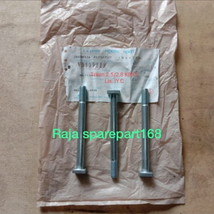 baut bolt altenator Mitsubishi Triton 2500 2800 MD335229 ori baru