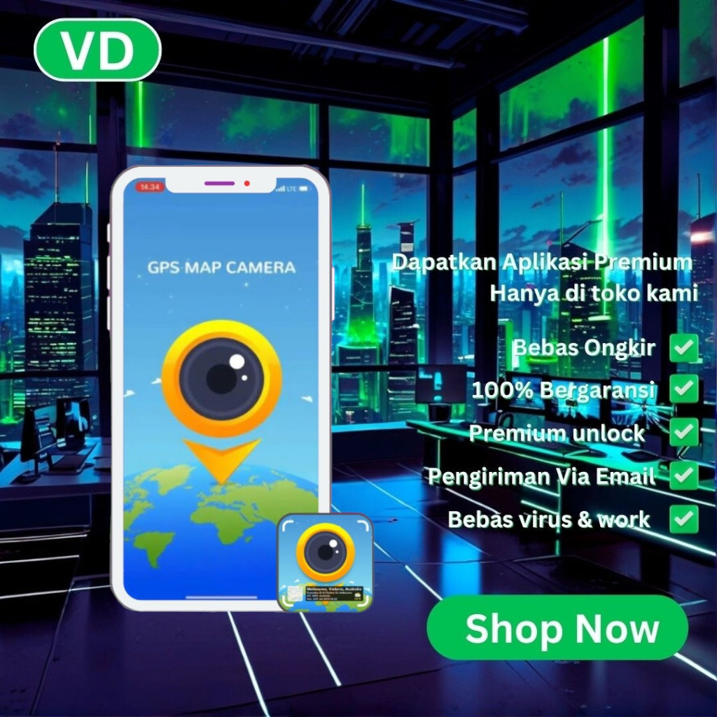 Software GpsMapCamera Pro Edit Lokasmu Lifetime Aktif Selamanya (VionaDigi)