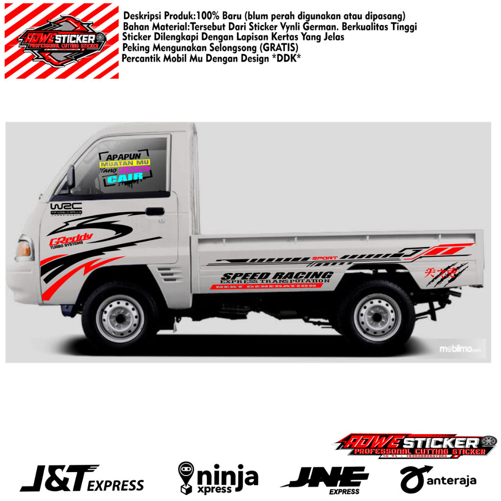 sticker mobil pick up mitsubishi t120 ss sticker mobil l300