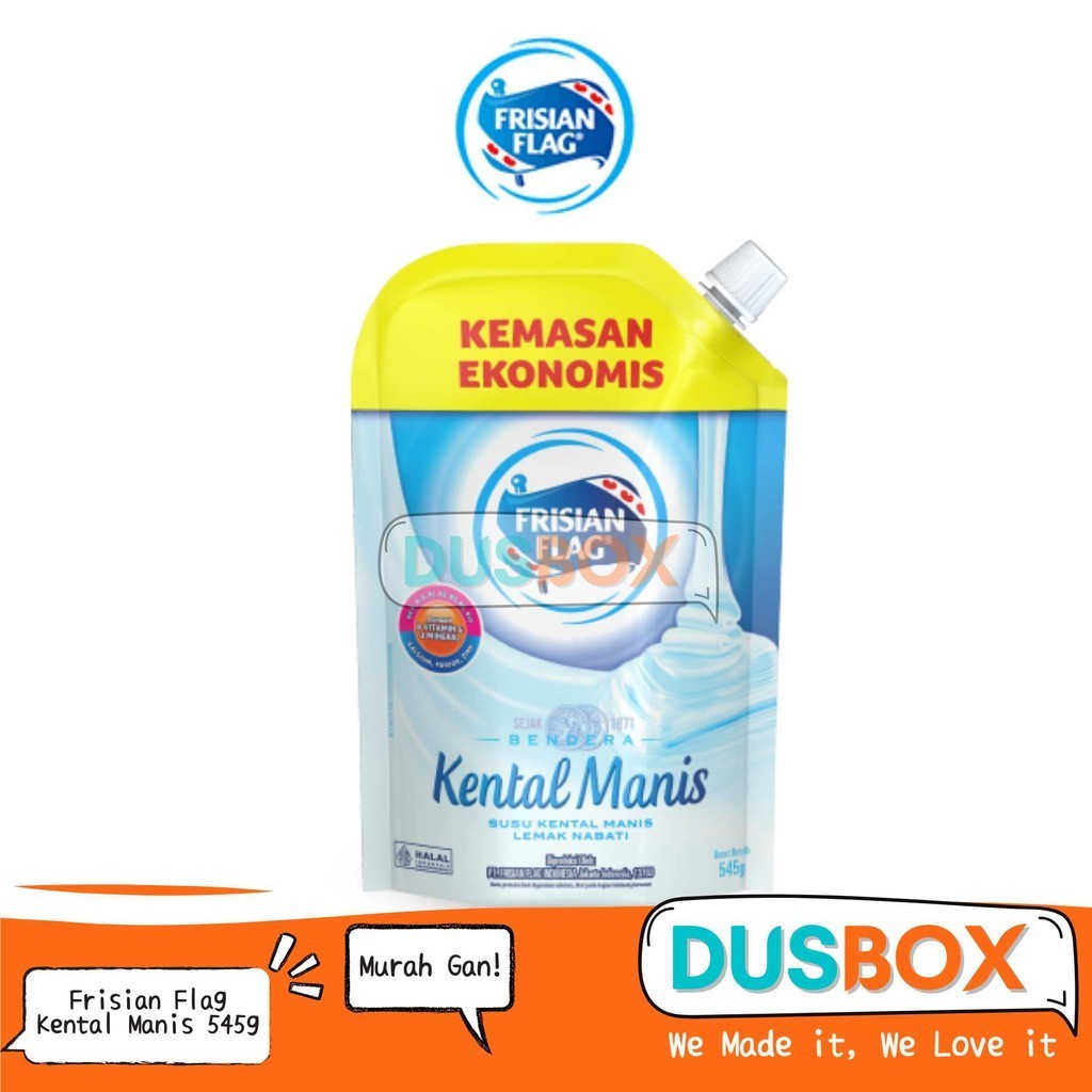 

Frisian Flag Bendera Kental Manis Pouch 545g / Susu kental Manis / Kental Manis