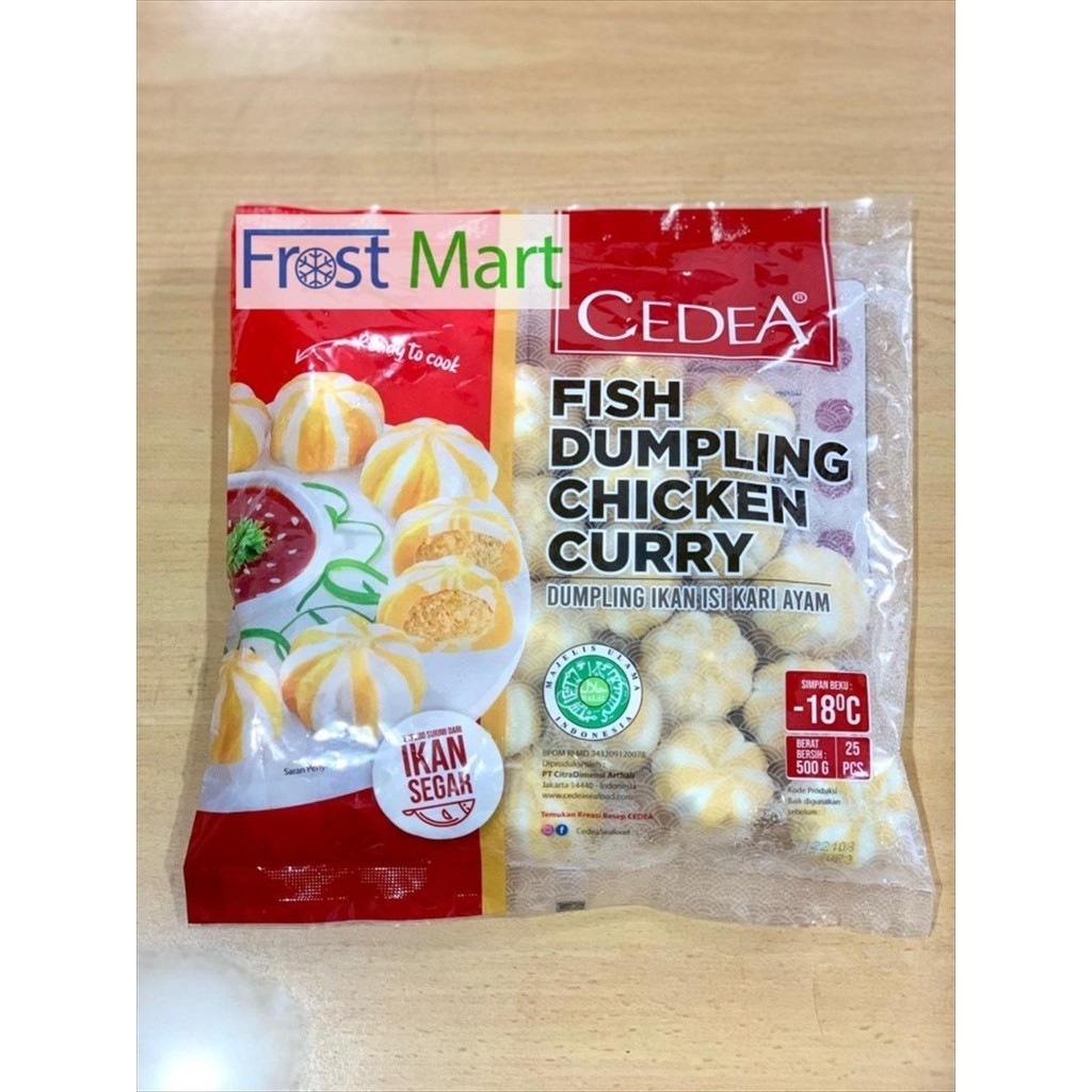 

Dumpling Ikan isi Kari Ayam / Fish Dumpling Chicken Curry Cedea 500Gr