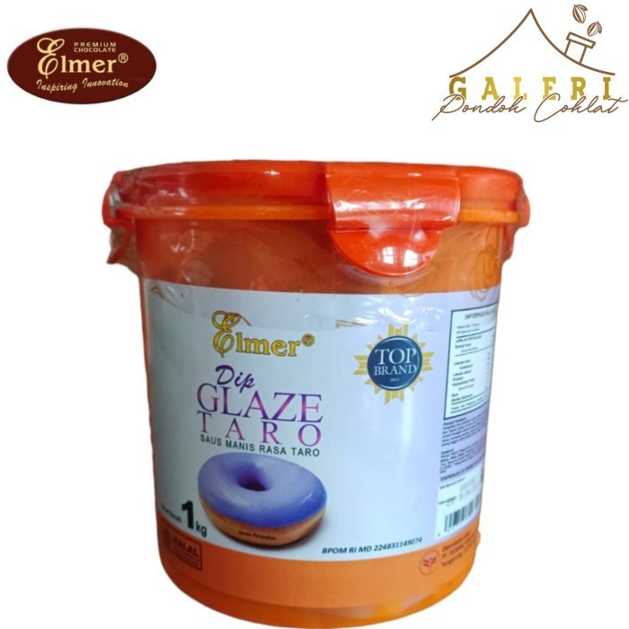 

New[Promo] Elmer Dip Glaze Taro kemasan 1KG Pail