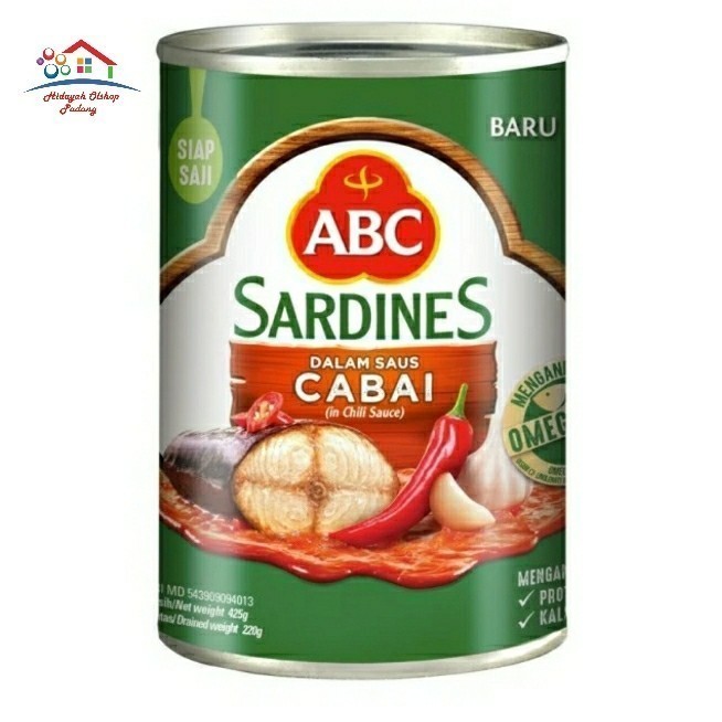 

Sarden / Sardines ABC Saus Cabai 425 gr