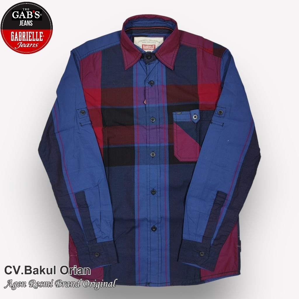 GABRIELLE Kemeja Pria Baju Cowok Gab's Gabrielle GBL Original - HB01839
