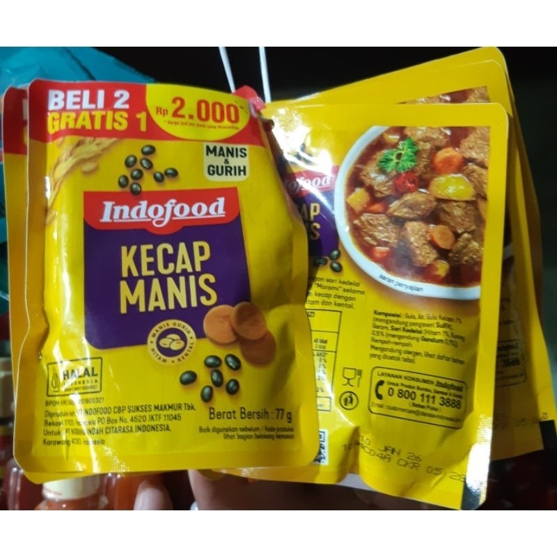 

Kecap manis indofood 77g