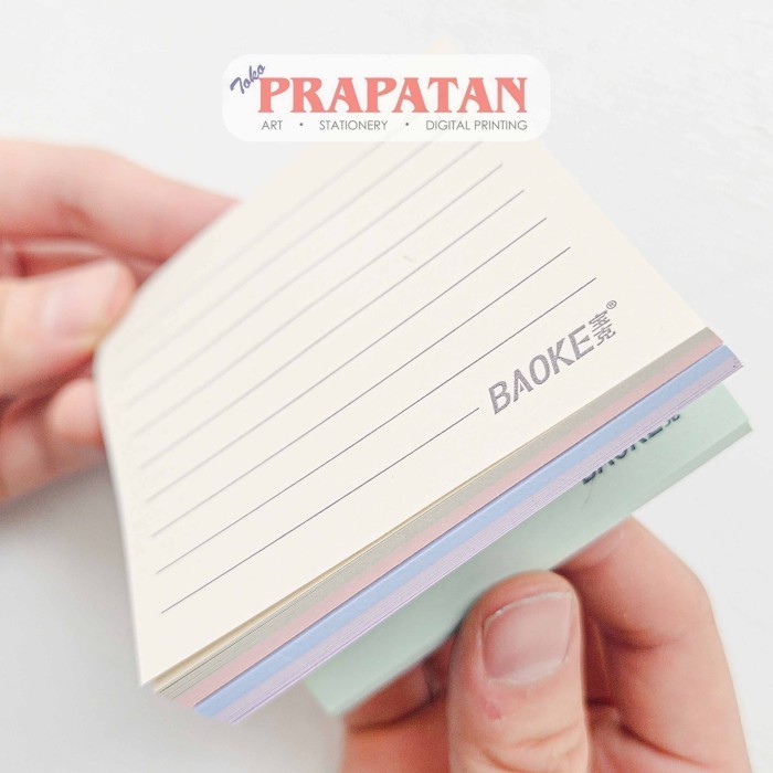 

DG99 Baoke Pastel Sticky Note TZ | Notes Memo Tempel - TZ6006