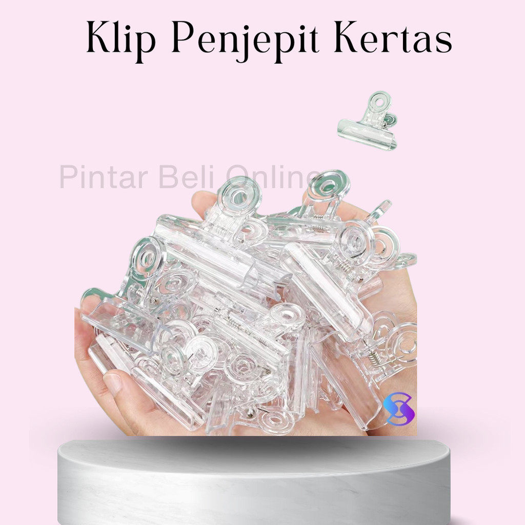 

Jepitan Kertas Transparan Paper Clip Plastik Bening Klip Penjepit Kertas Foto dan File Ukuran Kecil / Penjepit Kertas Jepitan Clip Transparan Aesthetic Plastik Bening