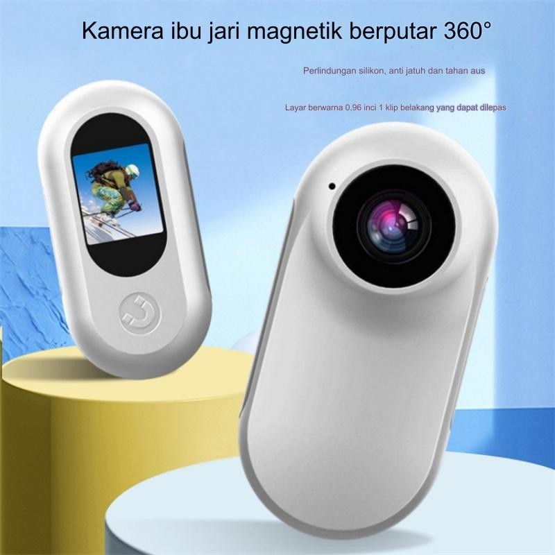 Kamera Portabel Sepeda Motor Kamera Perekam Video HD Kamera Olahraga Saku Magnetik Kamera Jempol