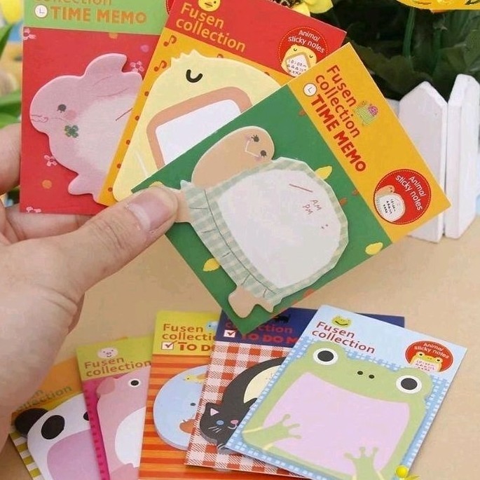 

Sticky Notes Memo Animal / Kertas Memo Karakter Stationery