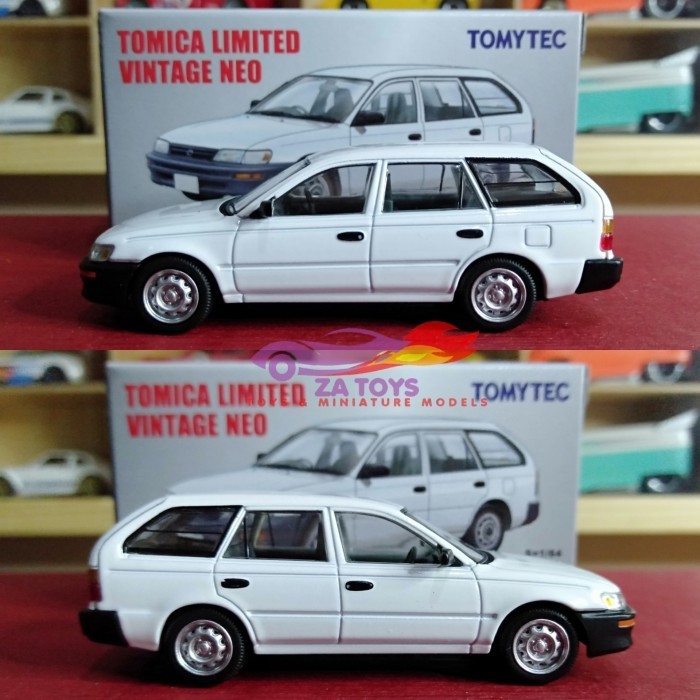 PTS99 Diecast Toyota Corolla Great Wagon DX White Tomica Limited Vintage 64