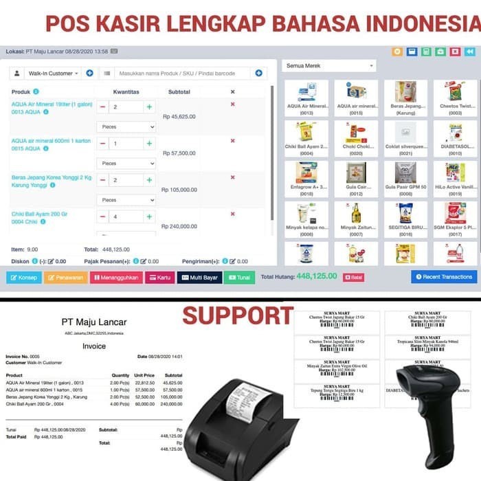 Source Lengkap Aplikasi Kasir Software Kasir POS UltimatePOS Laravel