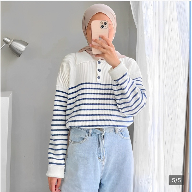 new✨ -Davina Sweater Knit strip