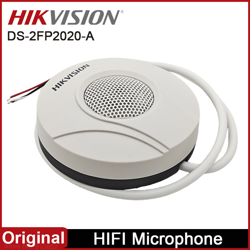 

Hikvision DS-2FP2020-A HIFI Microphone Audio Pickup High Sensitivity Omnidirectional Capacitor External Mic for CCTV Camera