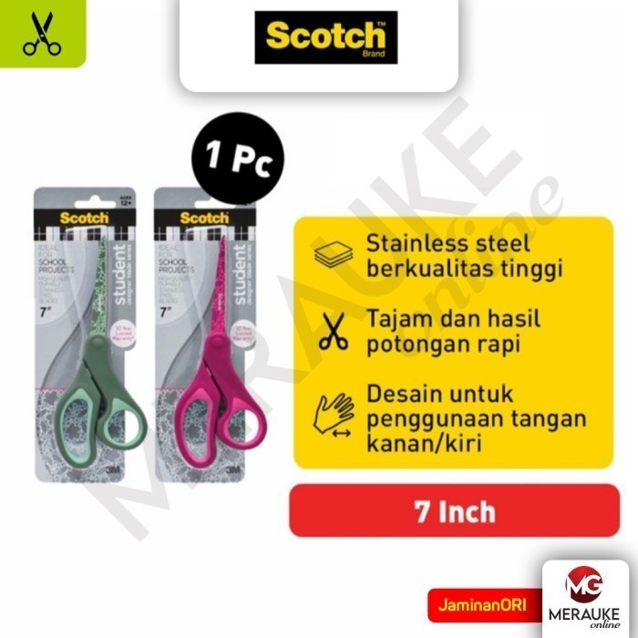 

3M Scotch Gunting Anak Multifungsi Ergonomis 7" 1427S- BOT