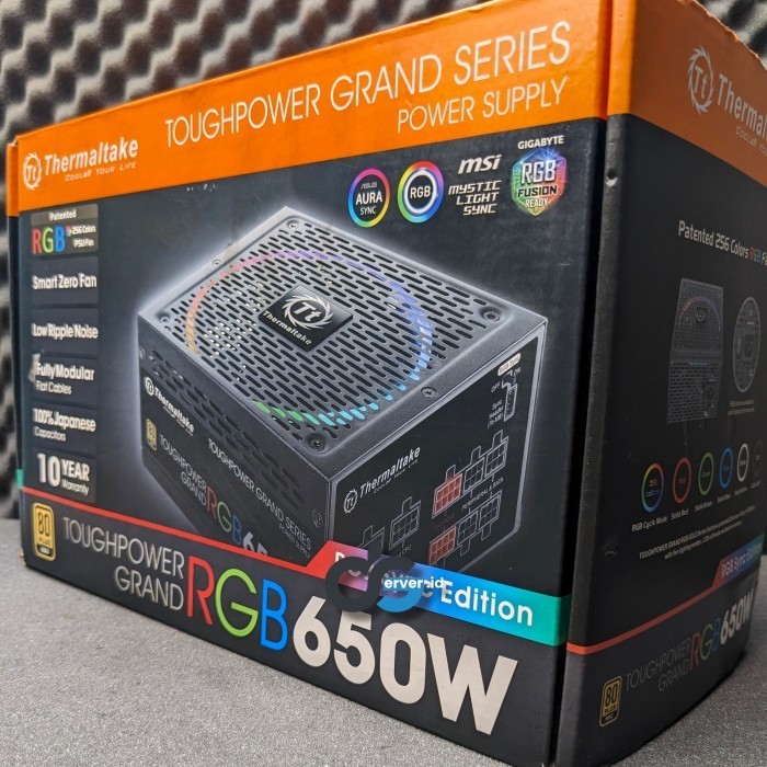 PSU Thermaltake Toughpower Grand RGB 650W 80+ Gold Full Modular